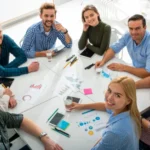 SEO strategy meeting